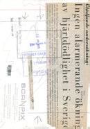 1970 EXPEDITION WINTER BUS SCREEN BROLIN WHICH HELP SCREEN - Vintage Photograph