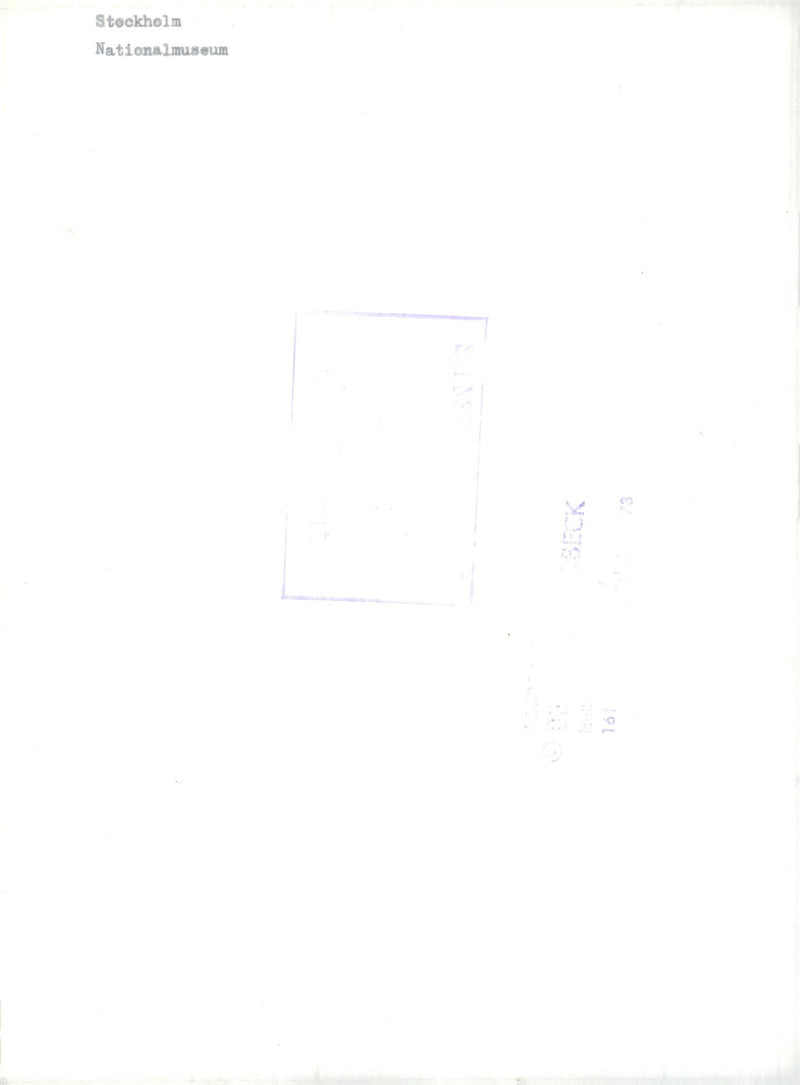 Night music in the National Museum's stairwell - Vintage Photograph