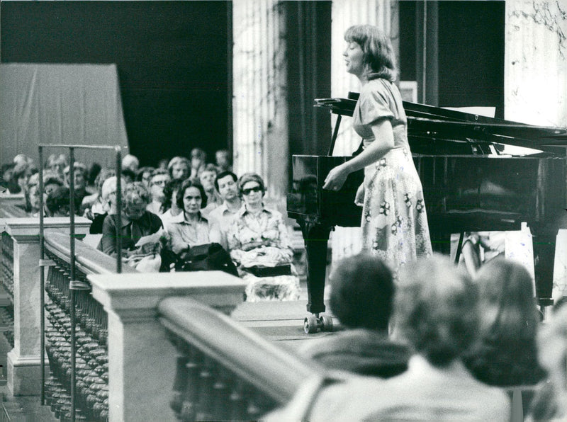 Summer concert at the National Museum - Vintage Photograph