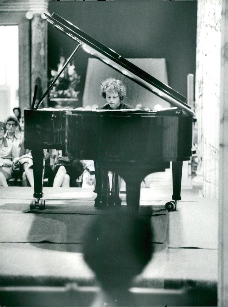Summer concert at the National Museum - Vintage Photograph