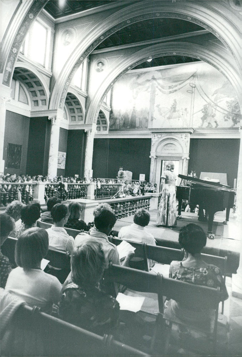 Summer concert at the National Museum - Vintage Photograph
