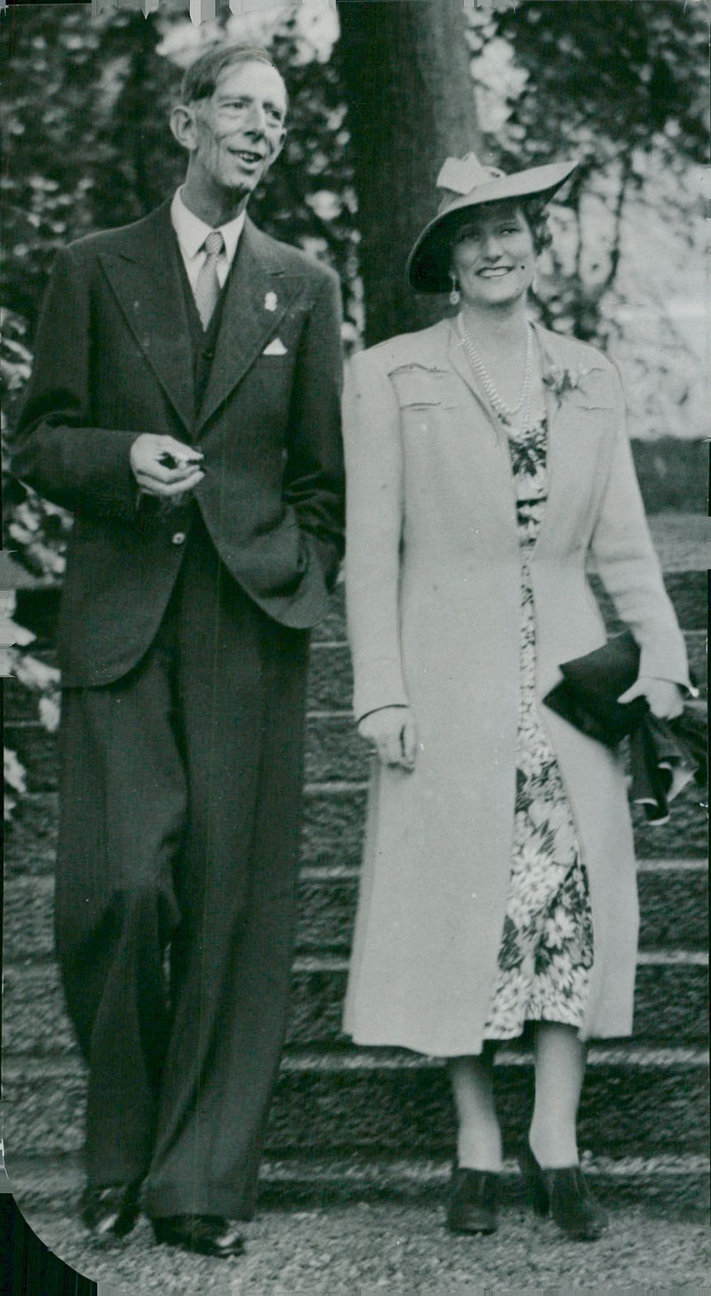 Prince William and Crown Princess MÃ¤rtha - Vintage Photograph