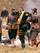 War Games: Battle of Buchenham Castle. - Vintage Photograph