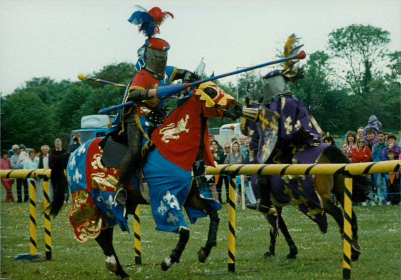 War Games: Anglian Knights. - Vintage Photograph