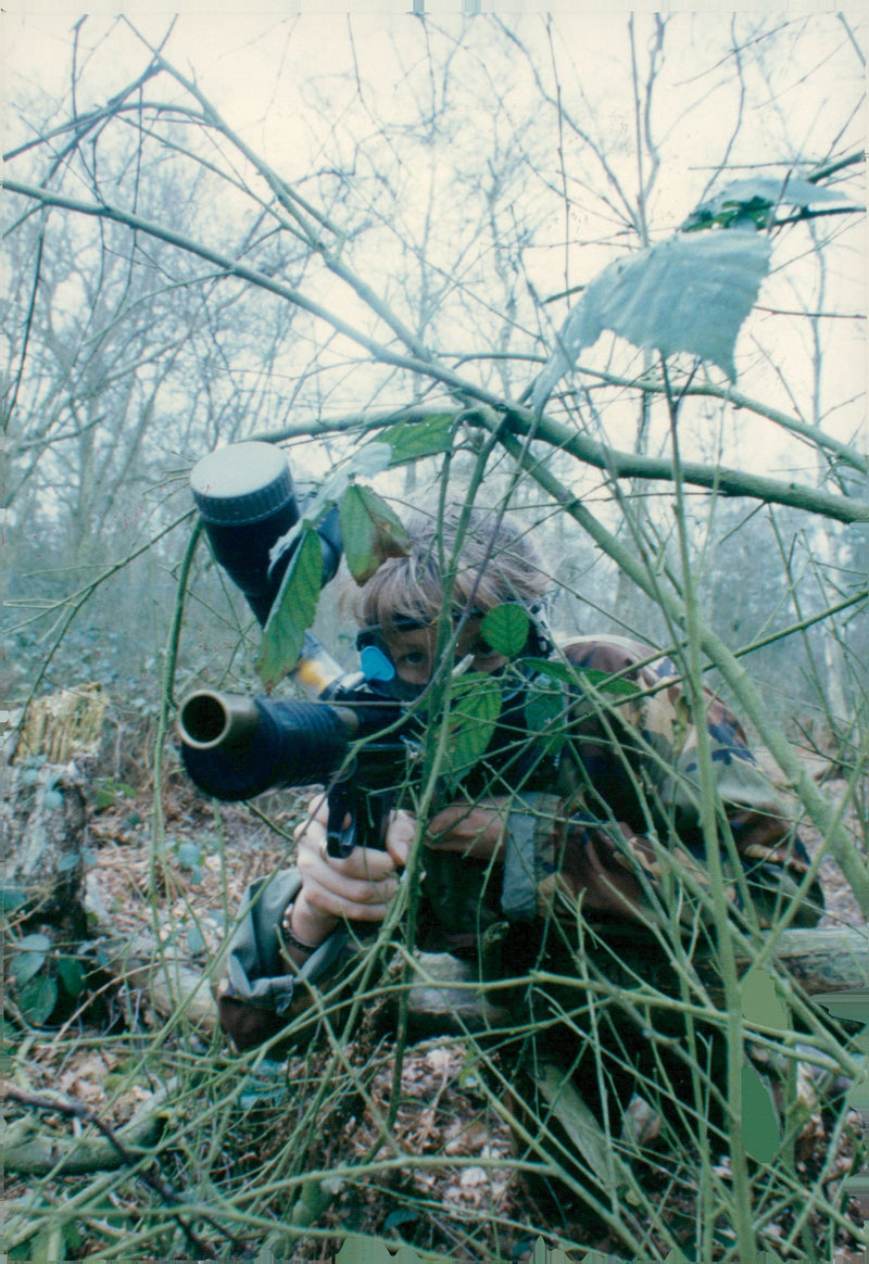 War Games. - Vintage Photograph