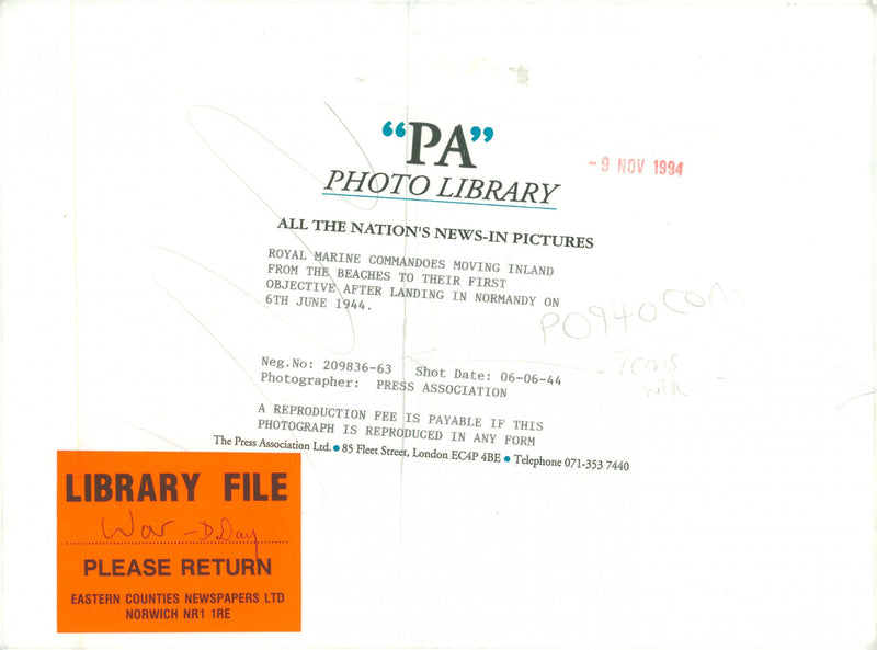 War Games: Royal Marine Commandoes. - Vintage Photograph