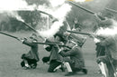 War Games: Musketeers of the English Civil War Society. - Vintage Photograph