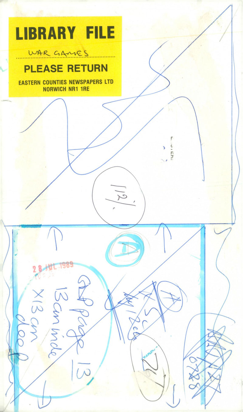 War Games. - Vintage Photograph