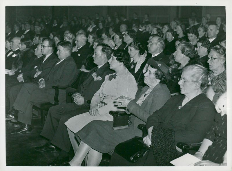 National Collection in the Concert Hall - Vintage Photograph
