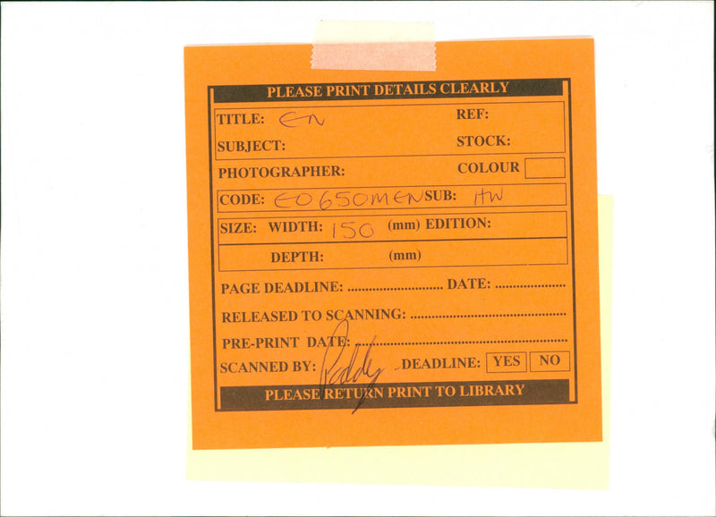 BRITISH PRESS - Vintage Photograph