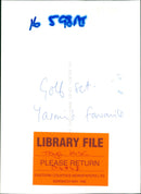 Plastic golf toy set - Vintage Photograph