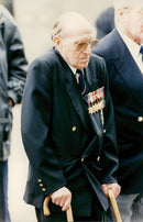 A Veteran Remembers War D Day. - Vintage Photograph