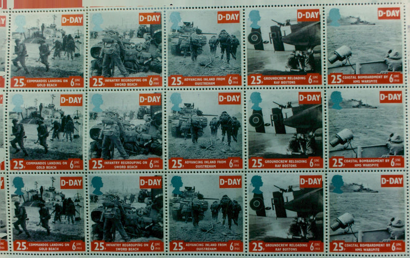 War D Day. - Vintage Photograph