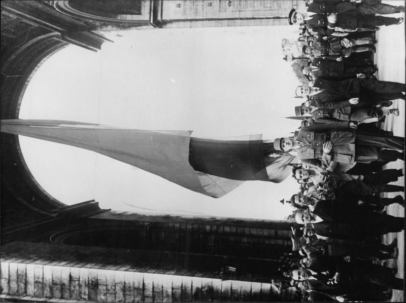 GENERAL DE GAULLE ON THE CHAMPS - Vintage Photograph