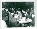 AMERICAN TREATED LOCAL CHILDREN TO PARTIES ON AIR BASES. - Vintage Photograph