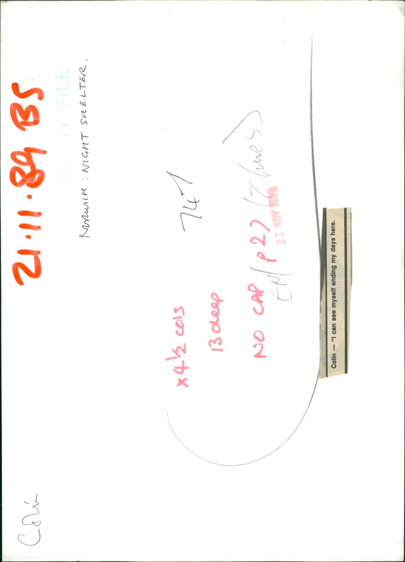 1989 SINGER WRITER - Vintage Photograph