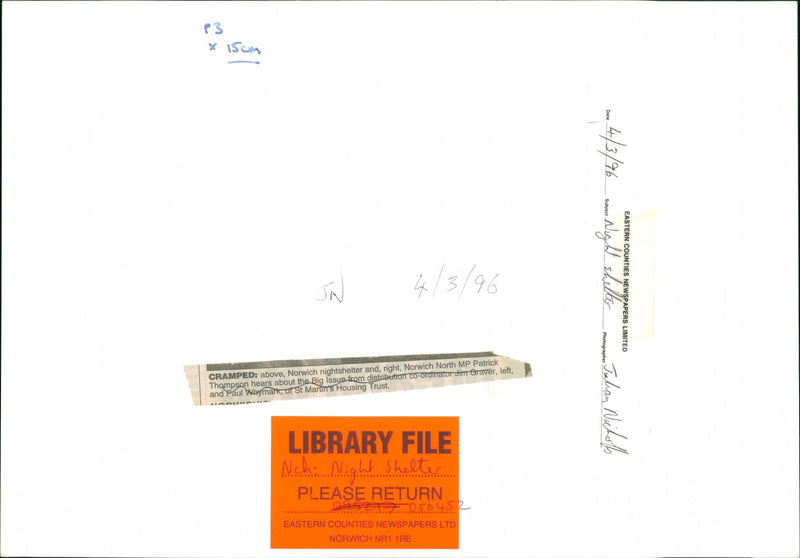 SINGER PAUL WRITER - Vintage Photograph