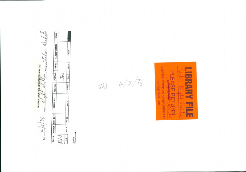 1996 SINGER WRITER - Vintage Photograph