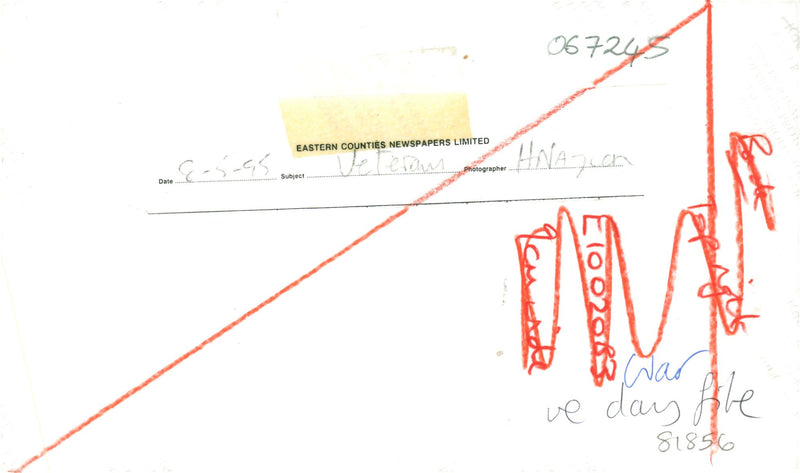 WAR VEDAY C:Veteran. - Vintage Photograph