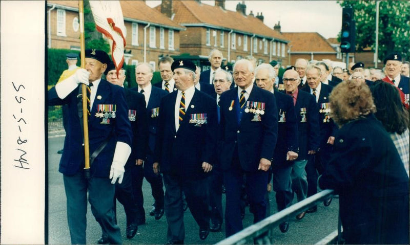 War VE Day. - Vintage Photograph