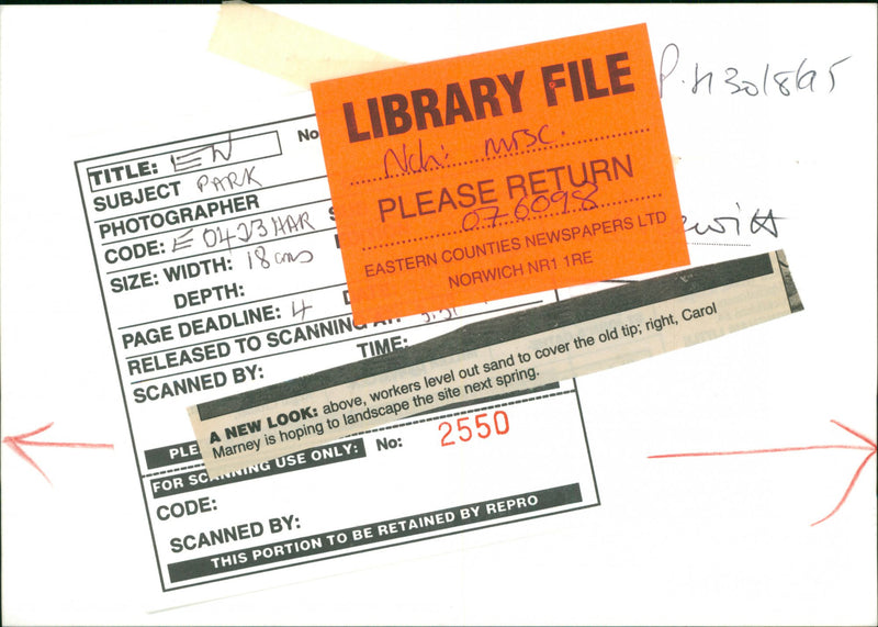 Landscape the Site Next Spring. - Vintage Photograph