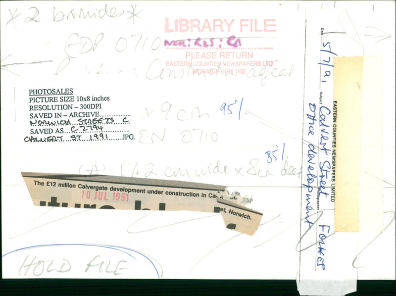 Calvert Street office development - Vintage Photograph