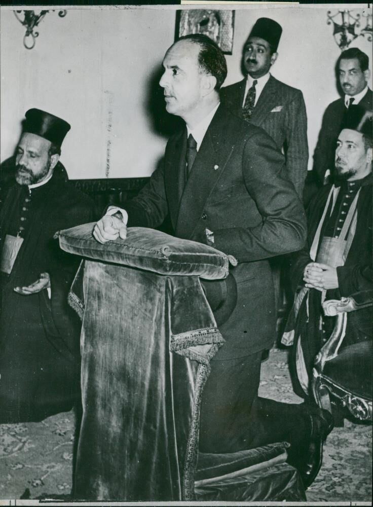 King imberto and queen maria jose: - Vintage Photograph