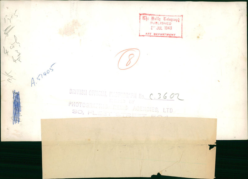 German War: industrial damage was extremely heavy. - Vintage Photograph