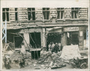 Damage of the Uncertain part of Raid. - Vintage Photograph