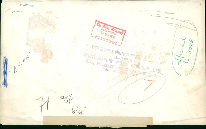 Germany War. - Vintage Photograph