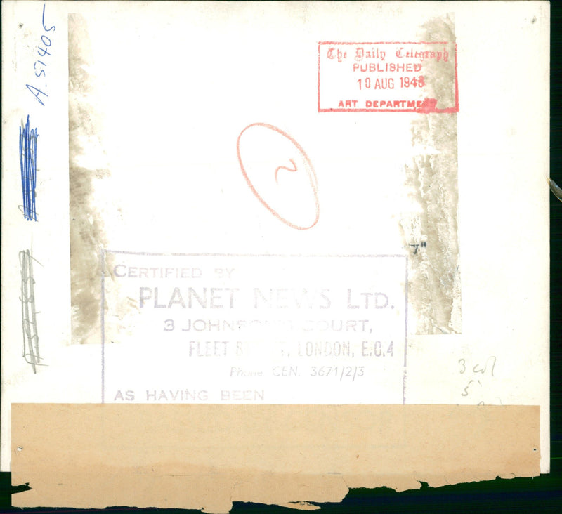 The Germany's New Secret Weapon. - Vintage Photograph