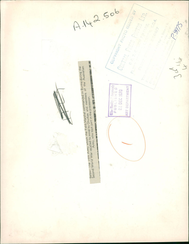 William Slim - Vintage Photograph