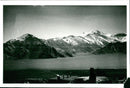 AN INDIAN OUTPOST ON THE BANKS OF THE PANGONG LAKE IN LADAKH. - Vintage Photograph
