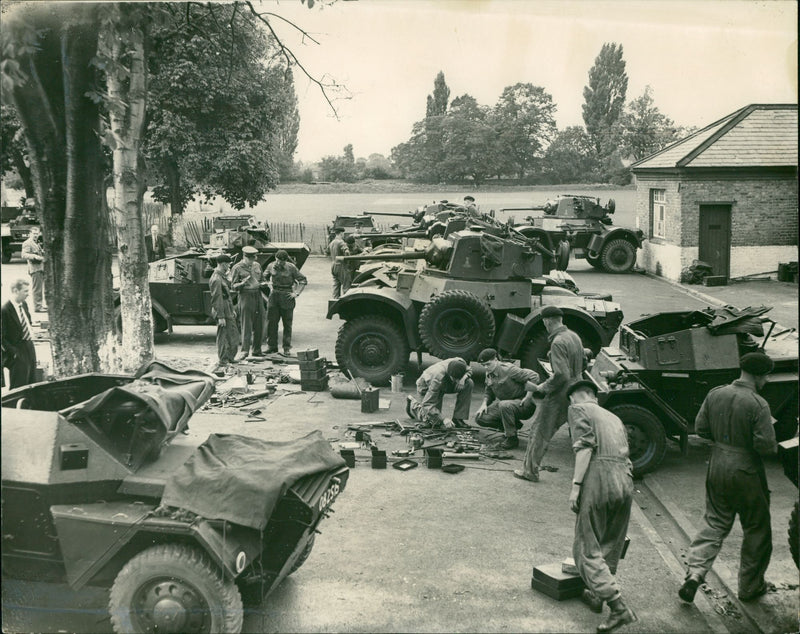 Egypt: Suez Canal Troubles. - Vintage Photograph