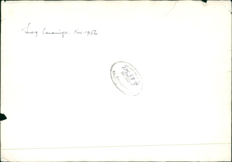 Egypt: Suez Canal Troubles. - Vintage Photograph