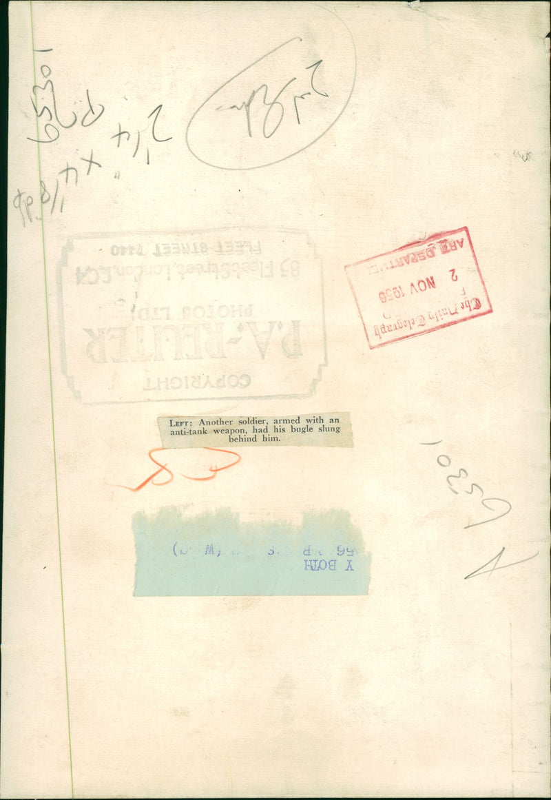 Egypt: Suez Canal Troubles. - Vintage Photograph