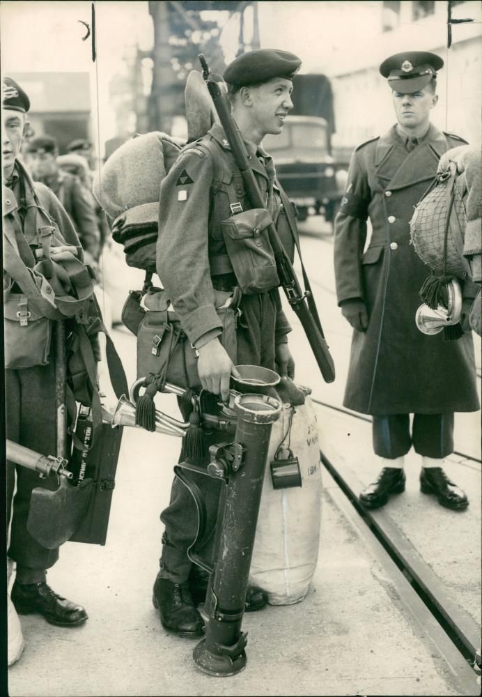 Egypt: Suez Canal Troubles. - Vintage Photograph