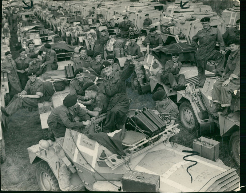 Egypt: Suez Canal Troubles. - Vintage Photograph