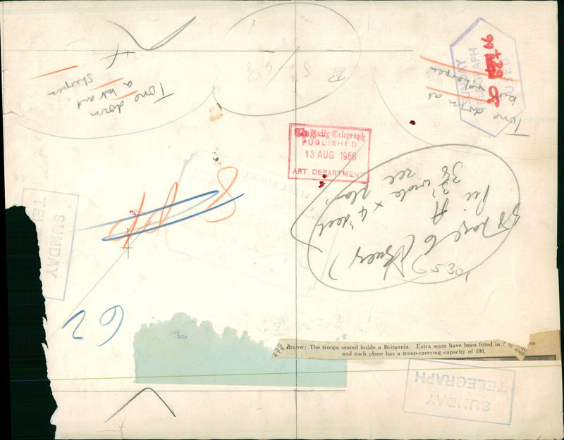 Egypt: Suez Canal Troubles. - Vintage Photograph