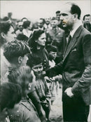 King imberto and queen maria jose: - Vintage Photograph
