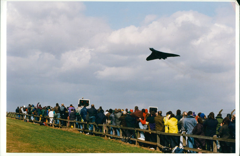 Avro Vulcan Strategic bomber. - Vintage Photograph