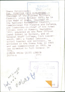 General Ignatius Kutu Acheampong. - Vintage Photograph