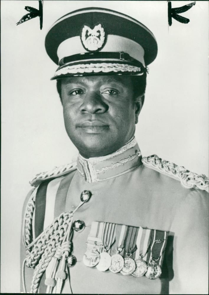 General Ignatius Kutu Acheampong. - Vintage Photograph