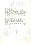 Pershing I in a firing position, June 1983. - Vintage Photograph