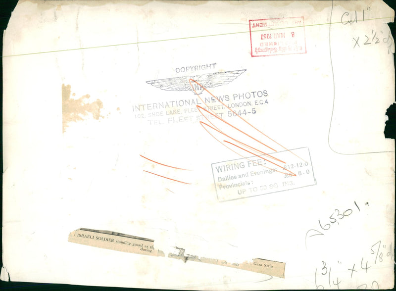 Egypt: Suez Canal Troubles. - Vintage Photograph