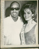 Stevie Wonder American singer-songwriter. - Vintage Photograph