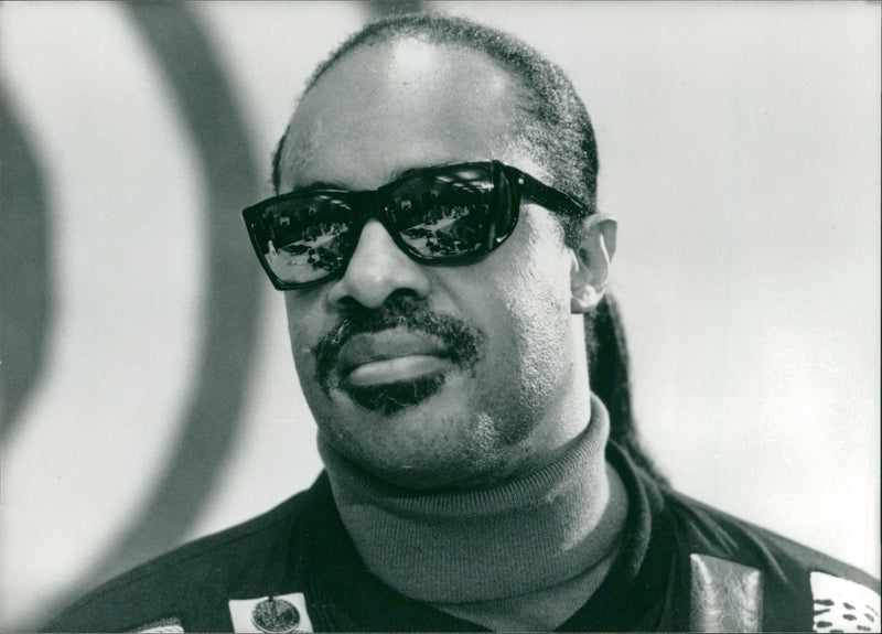 Stevie Wonder American singer-songwriter. - Vintage Photograph