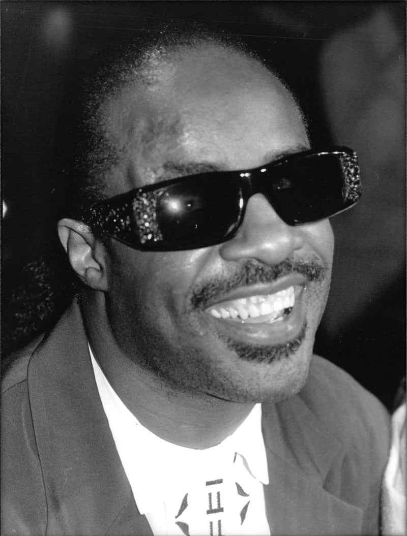 Stevie Wonder American singer-songwriter. - Vintage Photograph