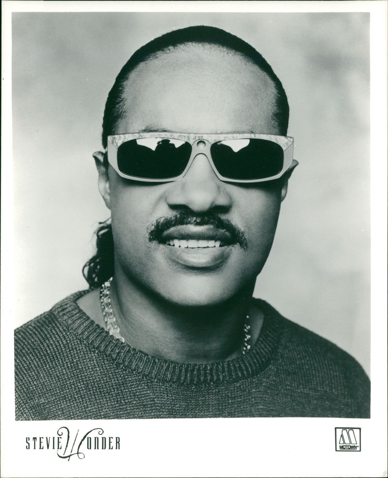 Stevie Wonder American singer-songwriter. - Vintage Photograph