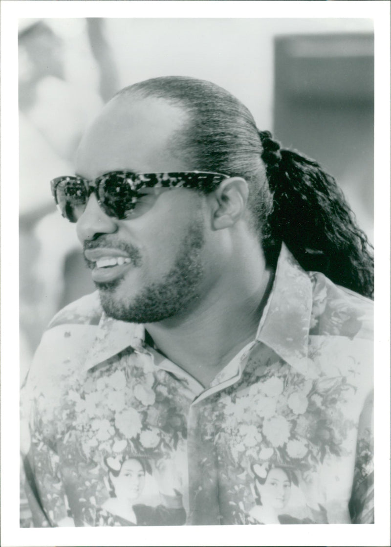 Stevie Wonder. - Vintage Photograph